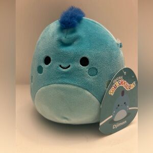 Squishmallow Djimon the Iguana 5 Inch Plush Jazwares 2024 NEW WITH TAGS